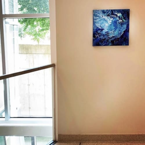 Slowly Turns Tide | Paintings by John Perry Art | Yale Health in New Haven