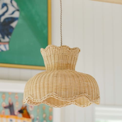 Anar Rattan Lampshade (Medium) | Lighting by Hastshilp