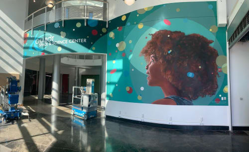 Chabot Space & Science Center | Street Murals by Lindsey Millikan | Chabot Space & Science Center in Oakland