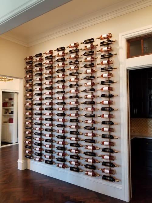 Wine Wall - Residence | Furniture by Urban Ironcraft