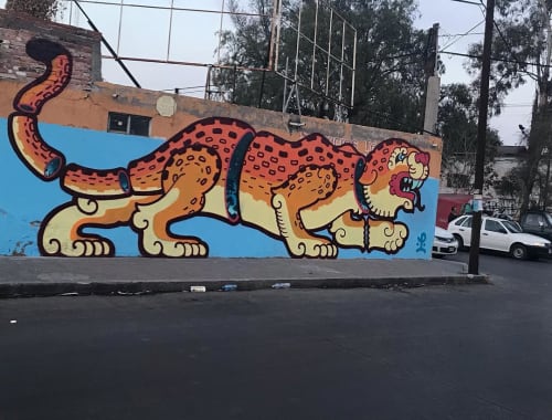 “Jaguar” Mural | Street Murals by Last Ones Studio