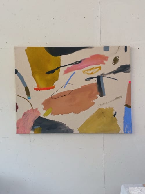 It Gets To be Fun | Original Painting on Canvas | Oil And Acrylic Painting in Paintings by Allison Rohland