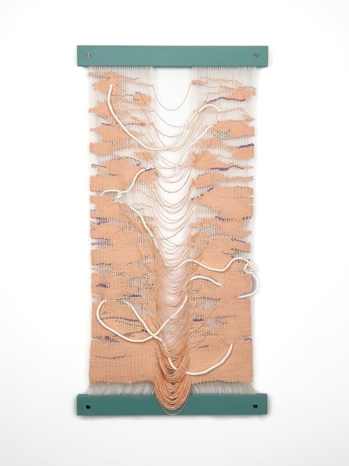 Scribbly line | Tapestry in Wall Hangings by Renata Daina | Los Angeles in Los Angeles