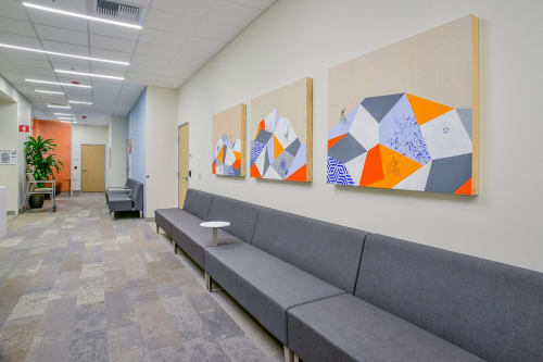 Fragmented Paintings | Oil And Acrylic Painting in Paintings by Melissa Arendt | Dignity Health in Citrus Heights