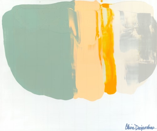 Love 19 | Oil And Acrylic Painting in Paintings by Claire Desjardins