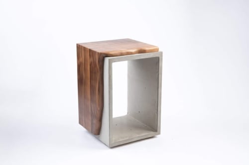Black | Side Table in Tables by Curly Woods
