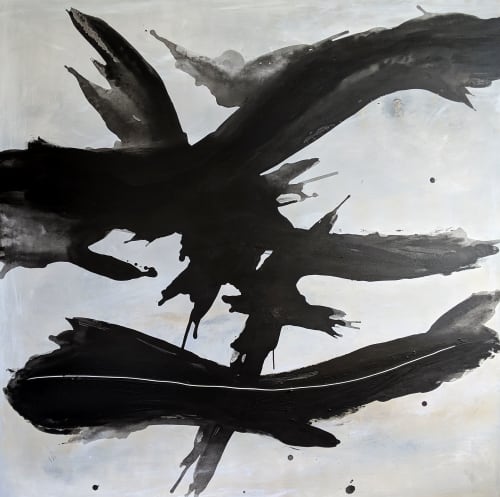 Water #9 and #10 | Paintings by Emilie Heurtevent