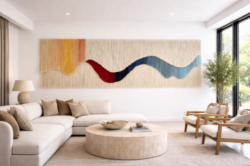 Rio - Extra large art | Macrame Wall Hanging in Wall Hangings by Olivia Fiber Art