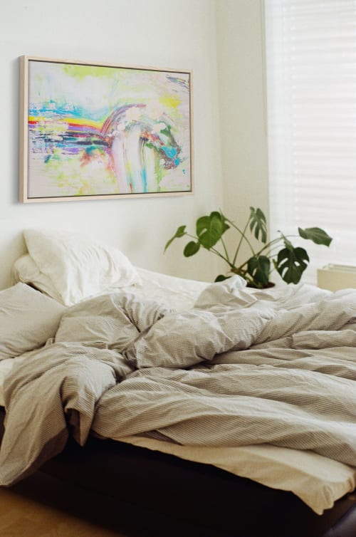 White Horse Rainbow | Paintings by Kara Suhey Print Shop