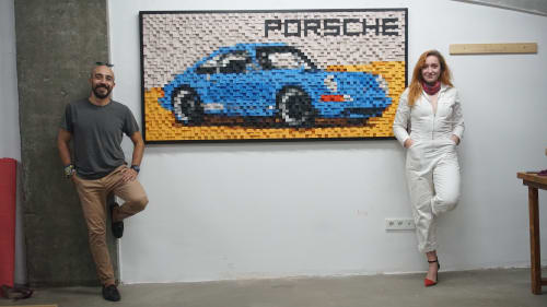 Porsche Singer 911 | Wall Sculpture in Wall Hangings by Beyhan TURGUT & Arda GANIOGLU