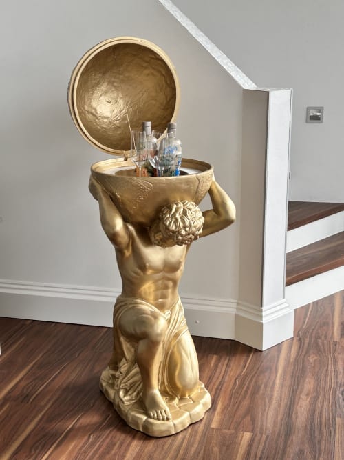 Atlas Bar Earth all hand made and painted in Europe | Drinkware by ultimate European
