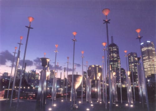 Federation Bell | Public Sculptures by Anton Hasell | Birrarung Marr in Melbourne