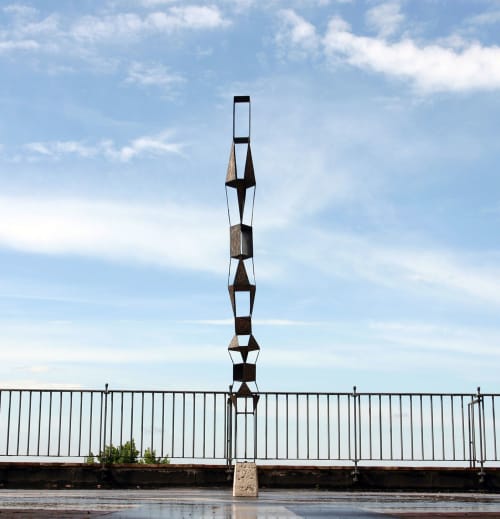 Progression column | Sculptures by Rafail Georgiev - Raffò