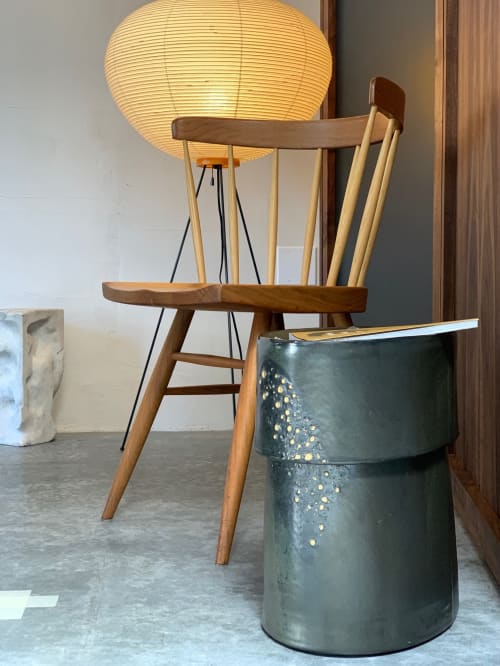 Oval Stoneware Table | Tables by Len Carella