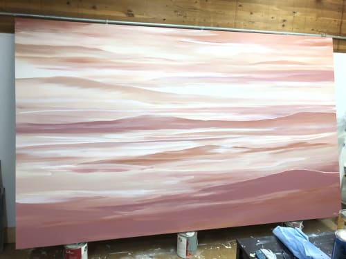 Custom Desert Landscape Painting | Oil And Acrylic Painting in Paintings by Dana Mooney Art | Core Community in Vancouver