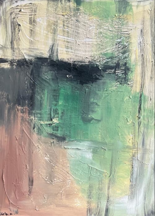"Field" | Oil And Acrylic Painting in Paintings by Shirly Maimom Art