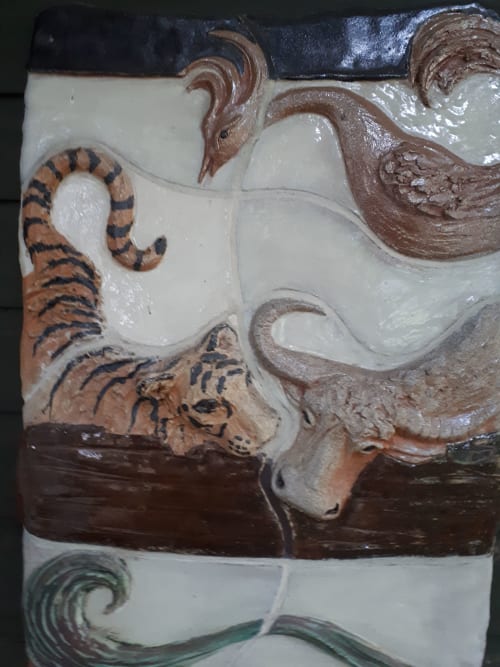 All in One Boat | Tiles by Connie Glover Pottery