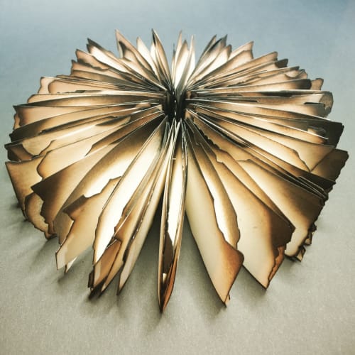 Playing With Fire No. 47 (Edgy Series), available | Mixed Media by Kelly M O'Brien | PaperJoy Studio