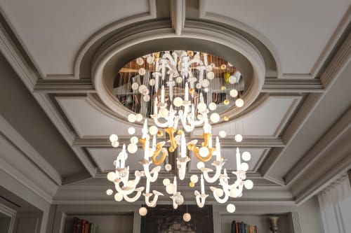 Le Merveilleux at Maison Nouvelle, Chef Etchebest Restaurant | Chandeliers by Beau&Bien | Bordeaux Invest in Bordeaux