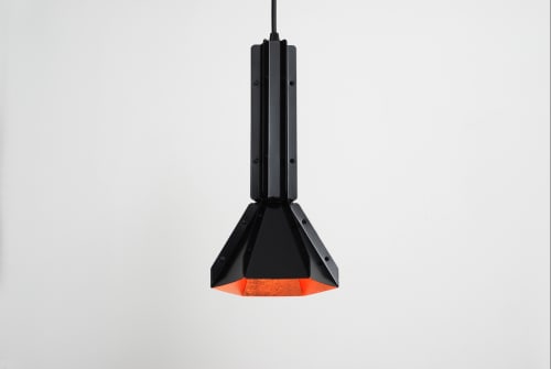 Hexagon Copper Black Pendant Light | Pendants by ADAMLAMP