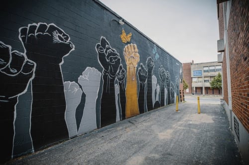 PSU POWER ALLEY | Street Murals by AGONZA