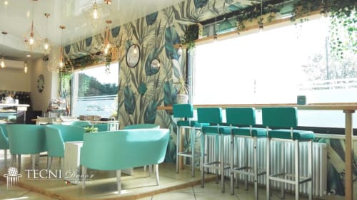 Tropical Turquoise | Wallpaper in Wall Treatments by Affreschi & Affreschi