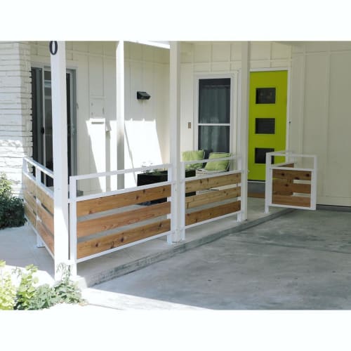 Custom car-port patio railing | Furniture by New Collar Goods
