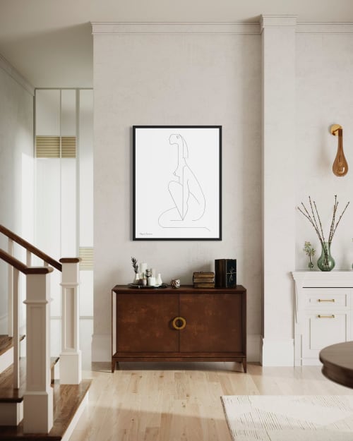 Quiet Alignment — Minimalist Line Drawing | Drawings by Hildegarde Handsaeme