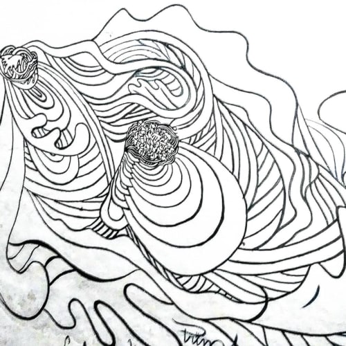 Black and White Art | Murals by Paul Santoleri | Universidad Nacional Diego Quispe Tito in Cusco