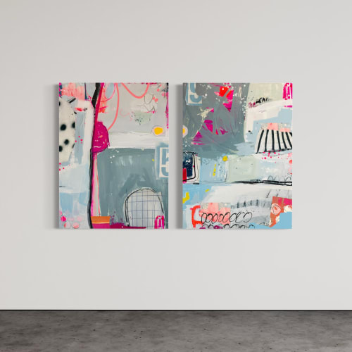 Yada Yada | Oil And Acrylic Painting in Paintings by Sarah Finucane