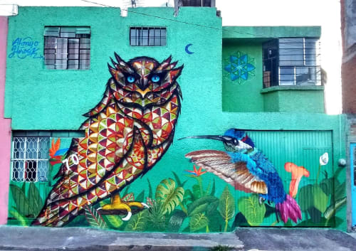 Wisdom | Street Murals by Ahmyo