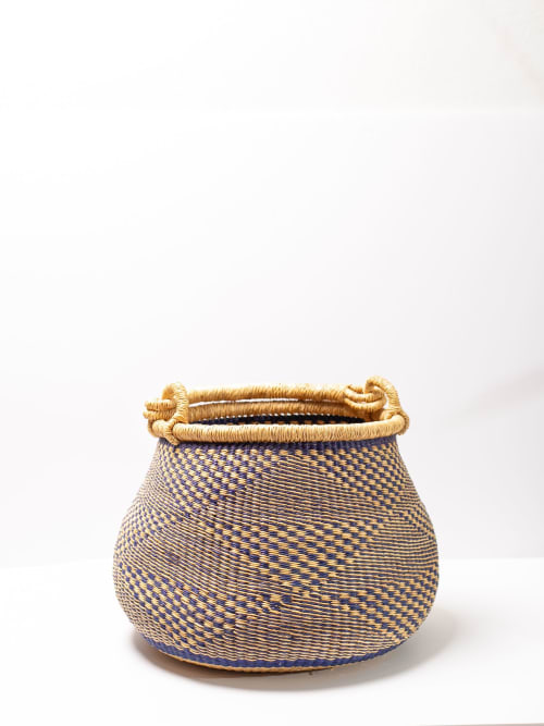 Zoore Check Check Pattern Basket | Storage Basket in Storage by AKETEKETE