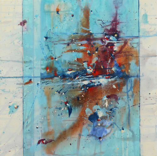Chasing Secrets | Oil And Acrylic Painting in Paintings by Cynthia Ligeros