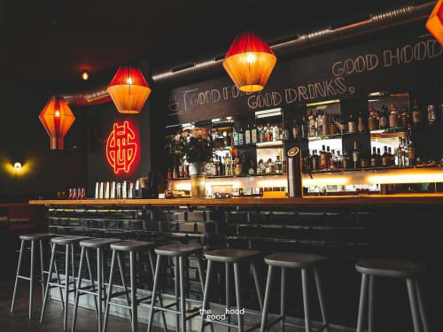 Bar in Germany | Pendants by WeraJane Design | the good hood in Bielefeld