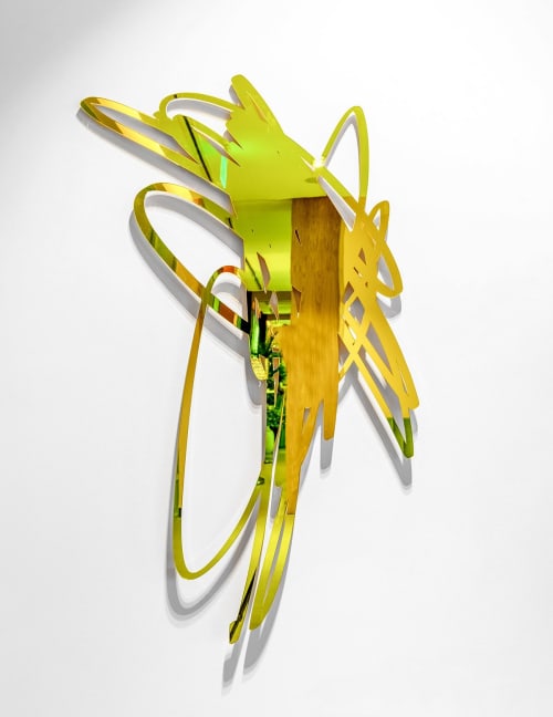 'Edge of Chaos' Scribble Mirror | Decorative Objects by Ryan Coleman