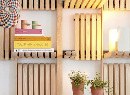 GATE modular shelves system Walnut Stained | Shelving in Storage by SVITANOK by Artem Zakharchenko