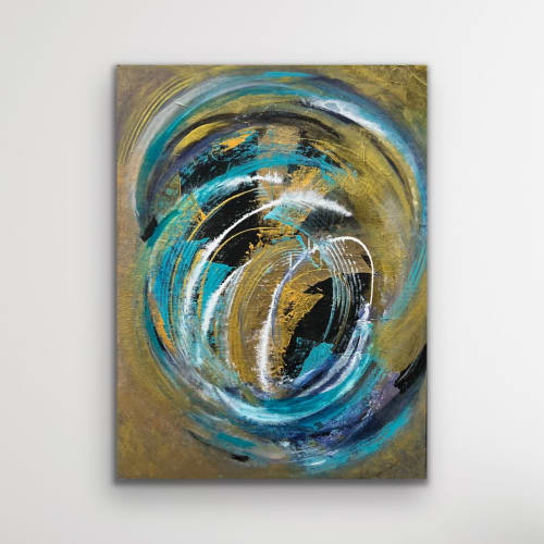 We Go Round and Round | Oil And Acrylic Painting in Paintings by Barbara Rubenstein