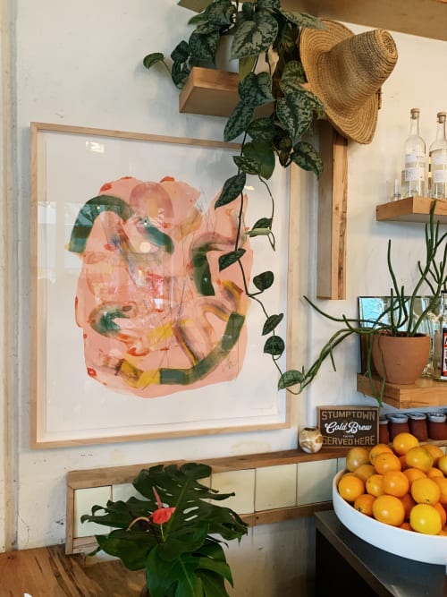 commission for guero, 32" x 37" | Oil And Acrylic Painting in Paintings by maja dlugolecki | Güero in Portland