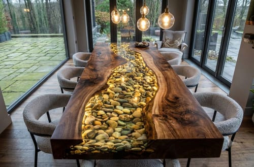 Modern Epoxy Dining Table top | Tables by Innovative Home Decors
