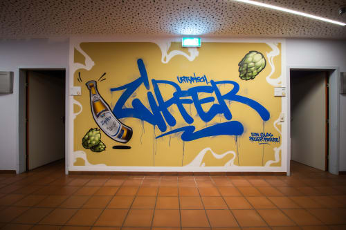 Cheers! | Murals by SIZETWO | Brau Union Austria AG in Linz