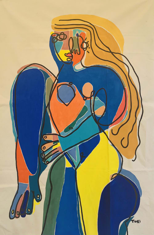 High Priestess | Oil And Acrylic Painting in Paintings by Tori Swanson