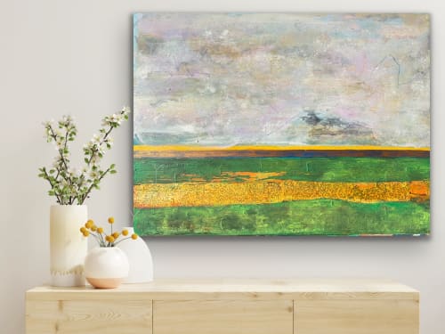 A Rier Runs Through it | Oil And Acrylic Painting in Paintings by Ingrid Oliphant