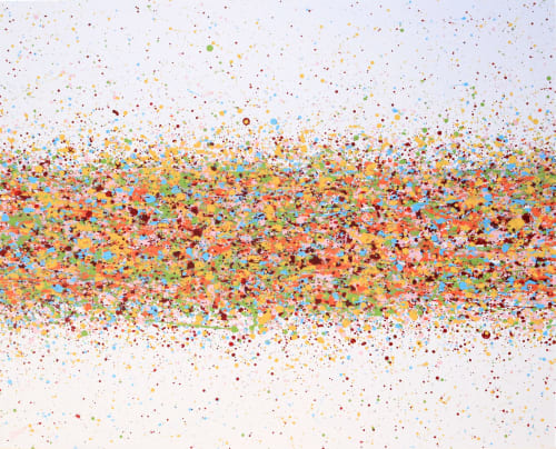 Flow 2 | Oil And Acrylic Painting in Paintings by Isabelle Pelletane