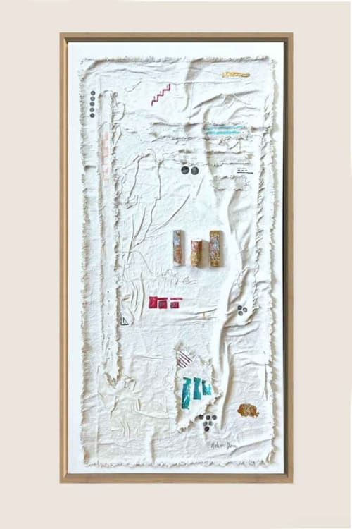 Totem T3015 B | Mixed Media in Paintings by Michael Denny Art, LLC