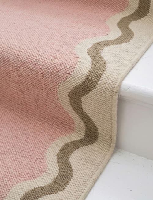 Handwoven Woolen Runner Rug | Rugs by Evergreen Carpets