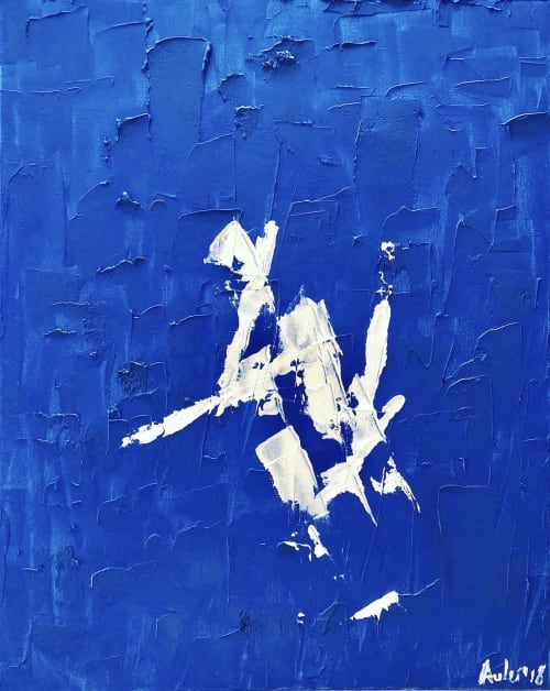 Deep blue | Oil And Acrylic Painting in Paintings by Hugo Auler Jr. Art