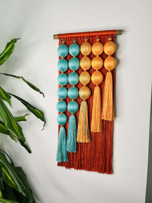 Mango Groove: Small Dimensional Boho Wall Hanging | Wall Hangings by Cadence by Clarity Craft Studio
