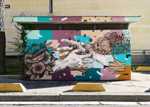 TRANSMISSION | Street Murals by Russ