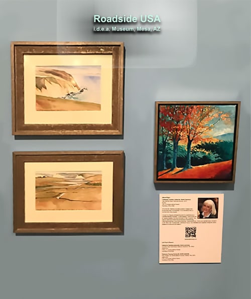 Saw Mill Hill Road, Vermont Autumn | Paintings by Catherine Twomey | i.d.e.a. Museum in Mesa