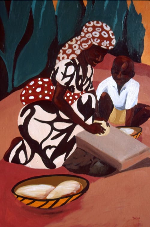 The Bread Makers | Oil And Acrylic Painting in Paintings by Keith Doles